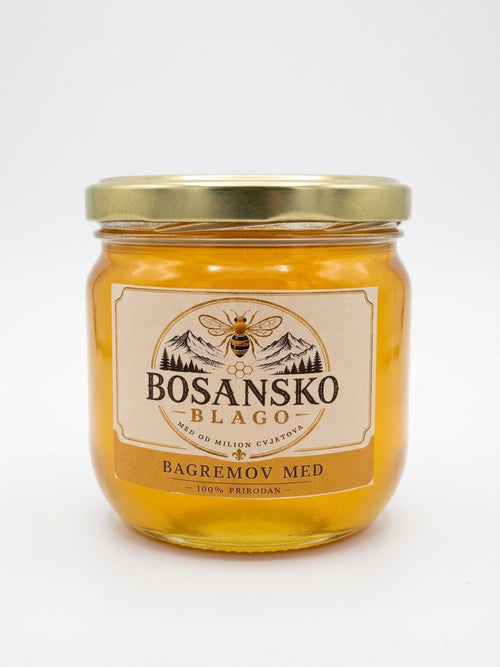 Tegla prirodnog bagremovog meda od 450 grama
