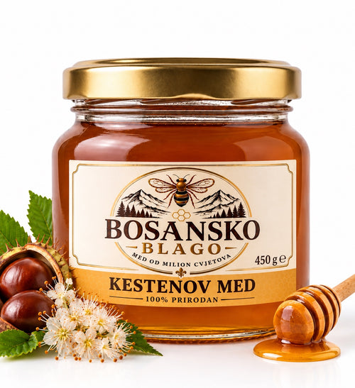 Tegla kestenovog meda Bosansko blago od 450 grama
